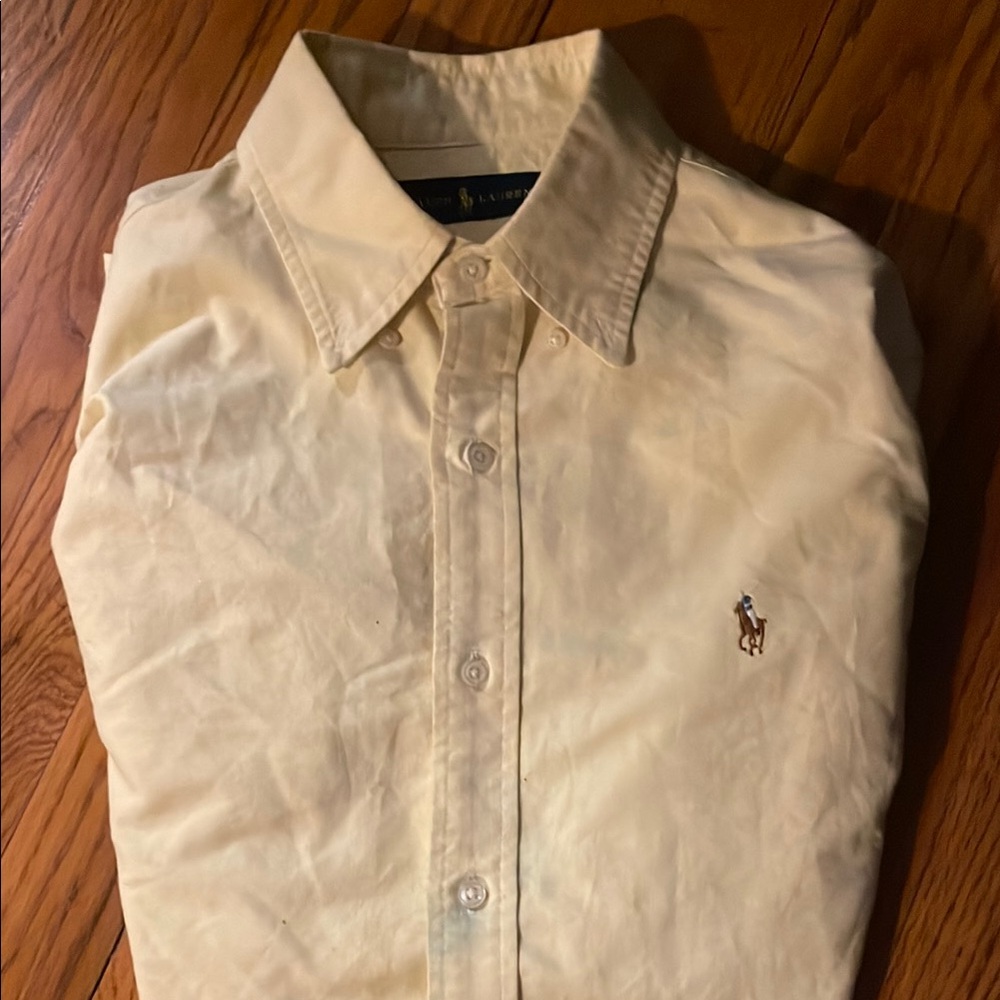 Polo by Ralph Lauren Yellow Casual Button Down Shirt